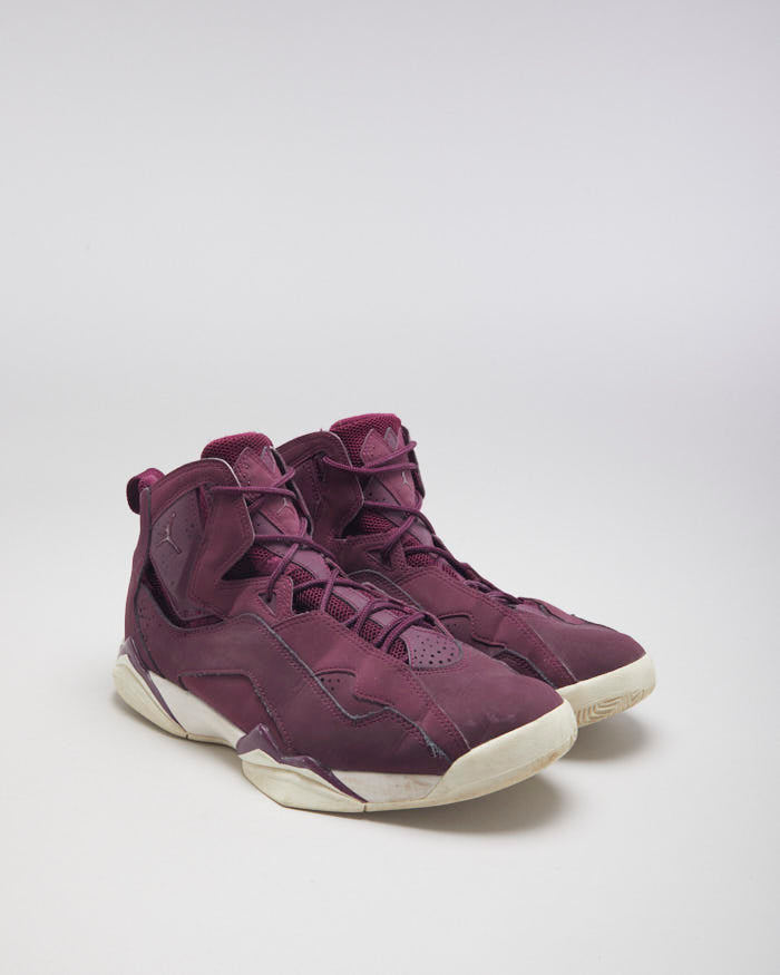 Nike Men s Air Jordan True Flight Burgundy UK 7.5 Rokit