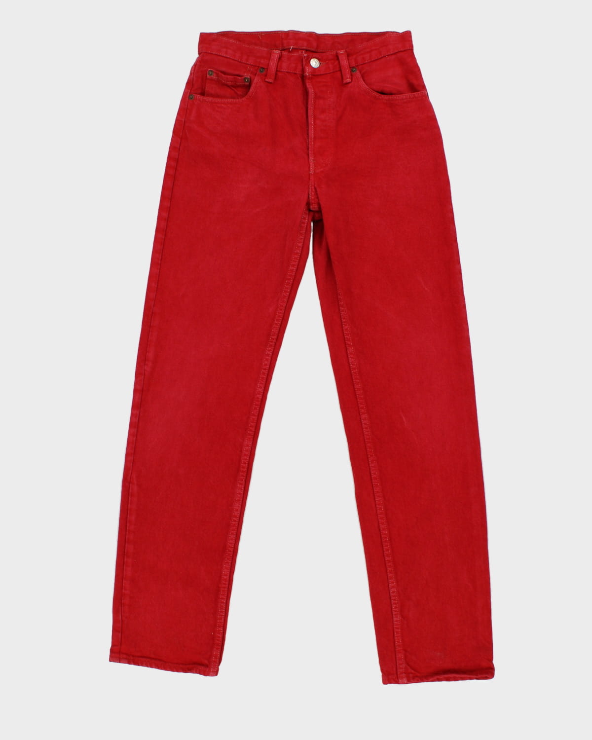 Vintage Levi's 501 Red Jeans - W30 L32 – Rokit