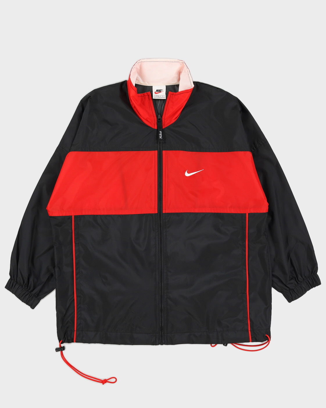 Veste Nike noir / rouge vintage des années 90 - m – Rokit