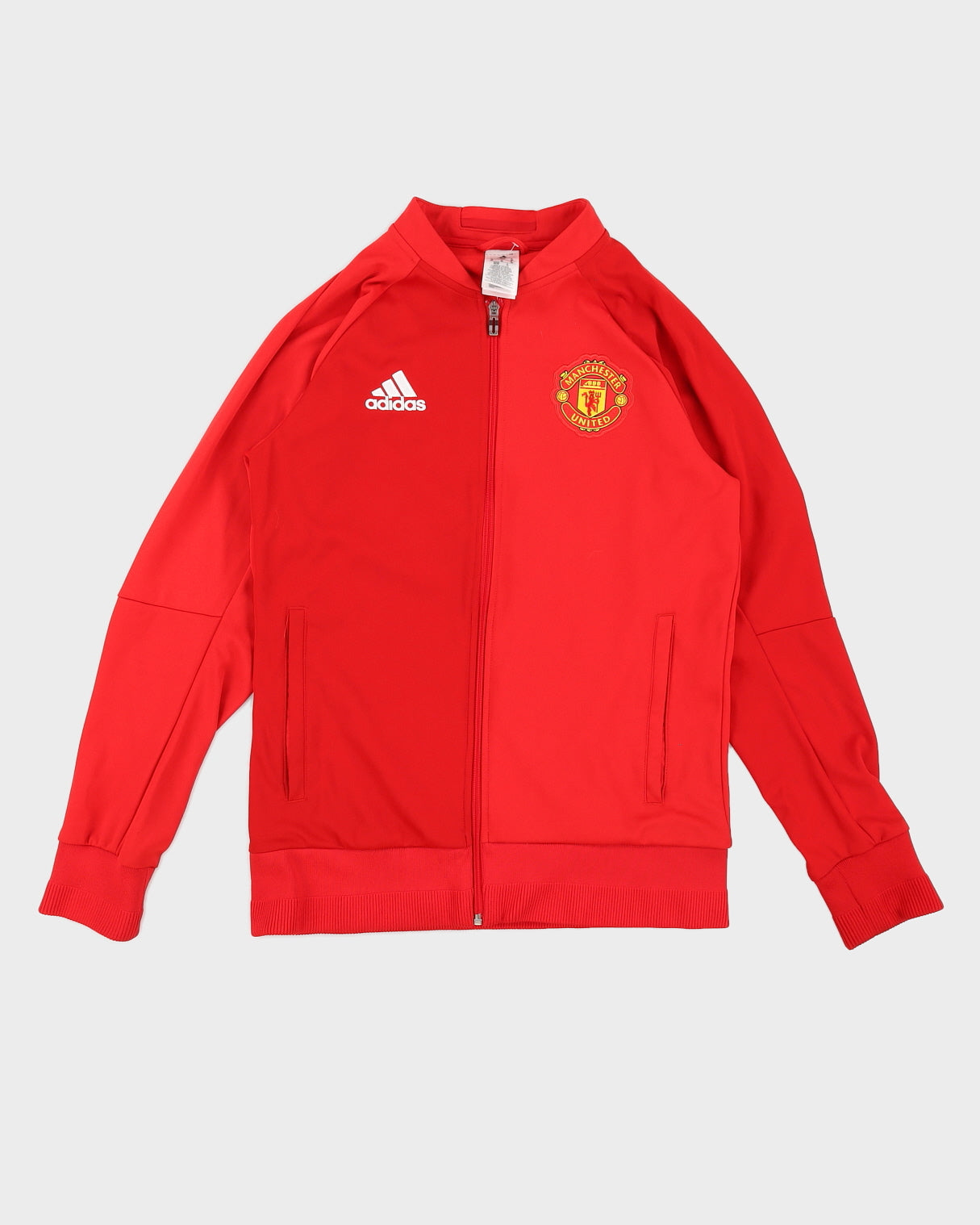 chaqueta deportiva roja Adidas manchester united 2016-2017 - m – Rokit