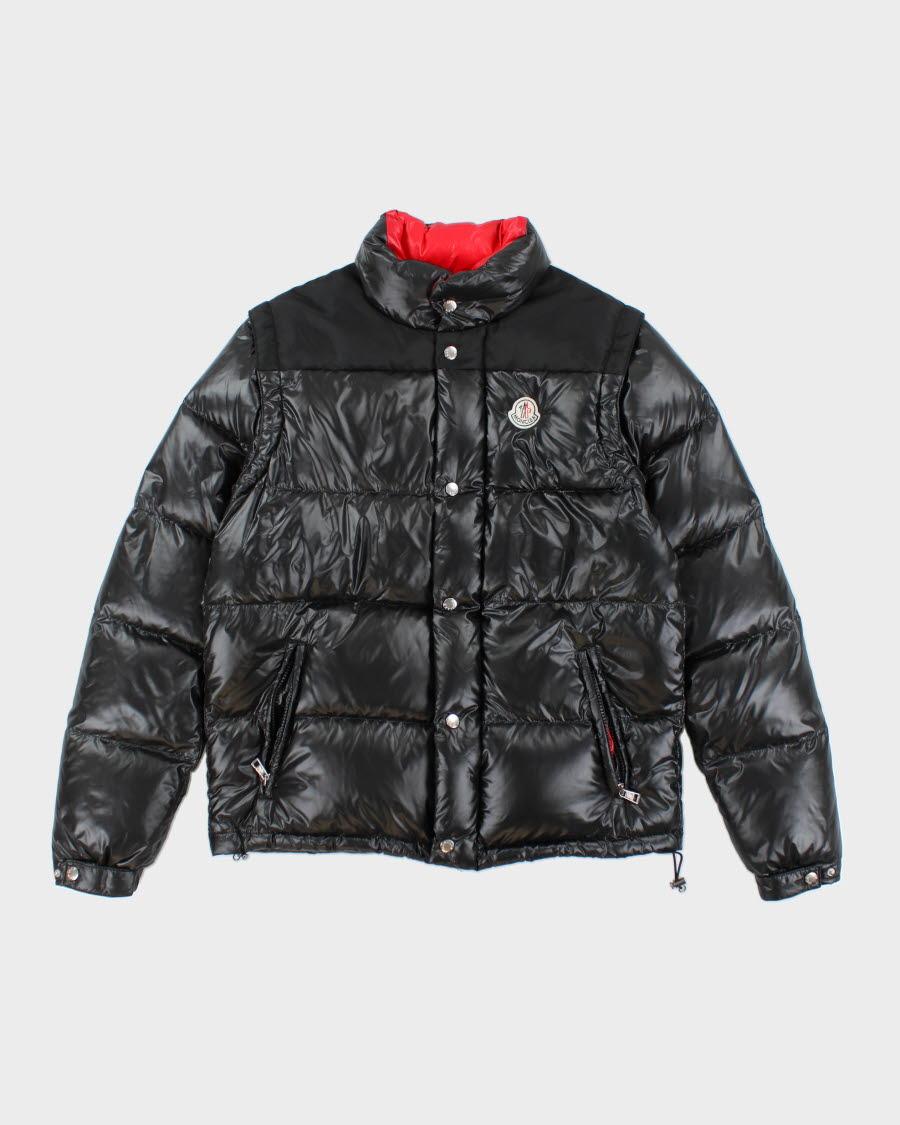 Moncler Men s Patent Quilted Puffer Jacket L Rokit