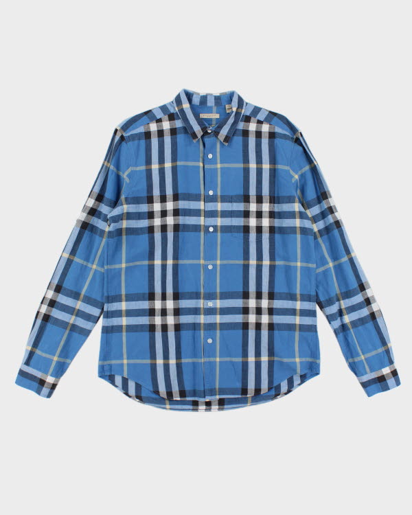 Burberry Long Sleeve Check Shirt - L