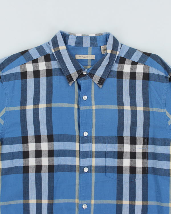 Burberry Long Sleeve Check Shirt - L