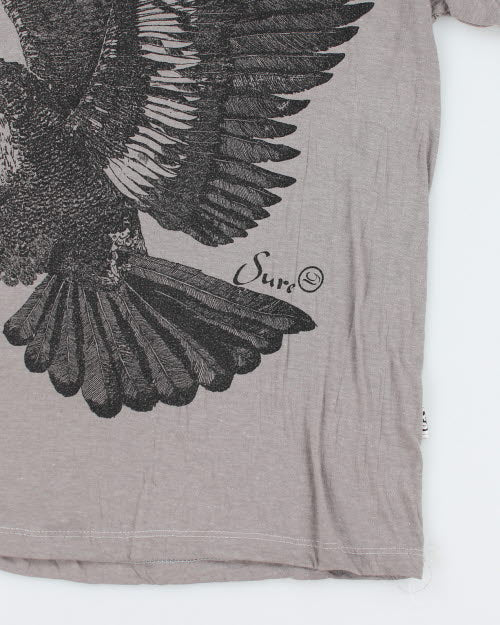 Vintage Y2K Gothic Eagle T-Shirt - M