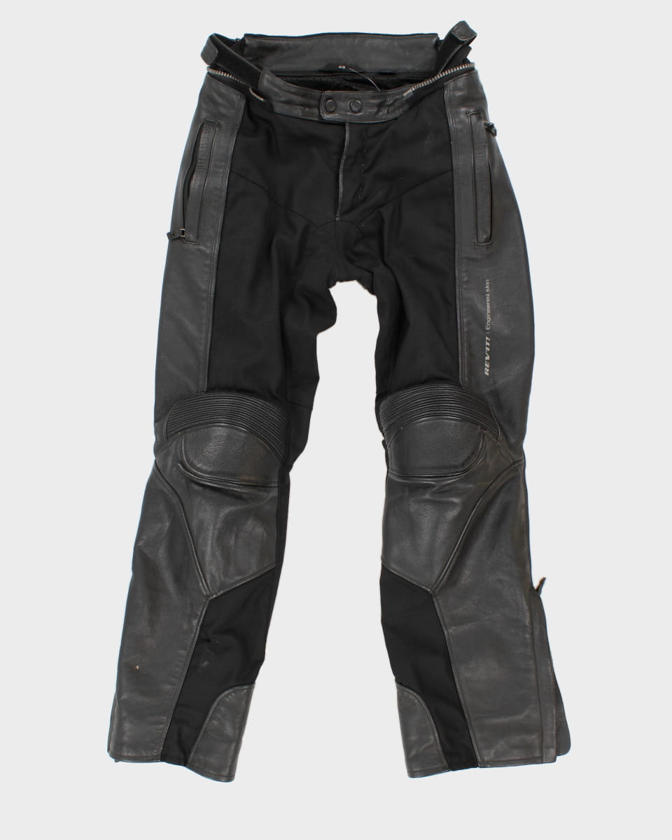 Rev'it Leather Motorcycle Trousers - W34 L32 – Rokit