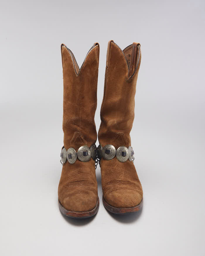 Vintage Boulet Cowboy Boots - UK4