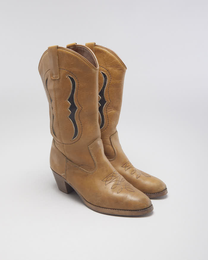 Vintage Cowboy Boots - UK4