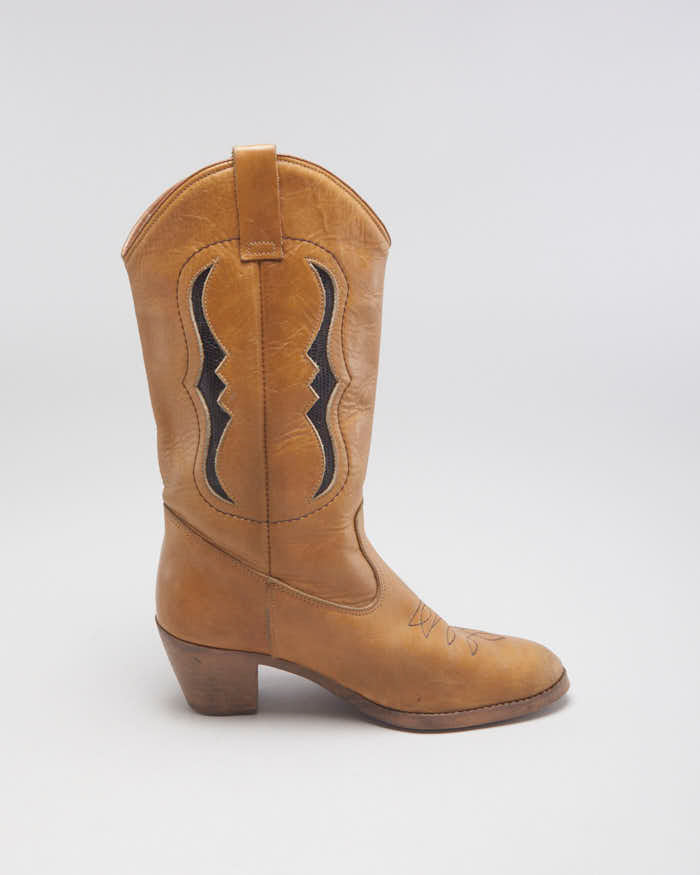 Vintage Cowboy Boots - UK4