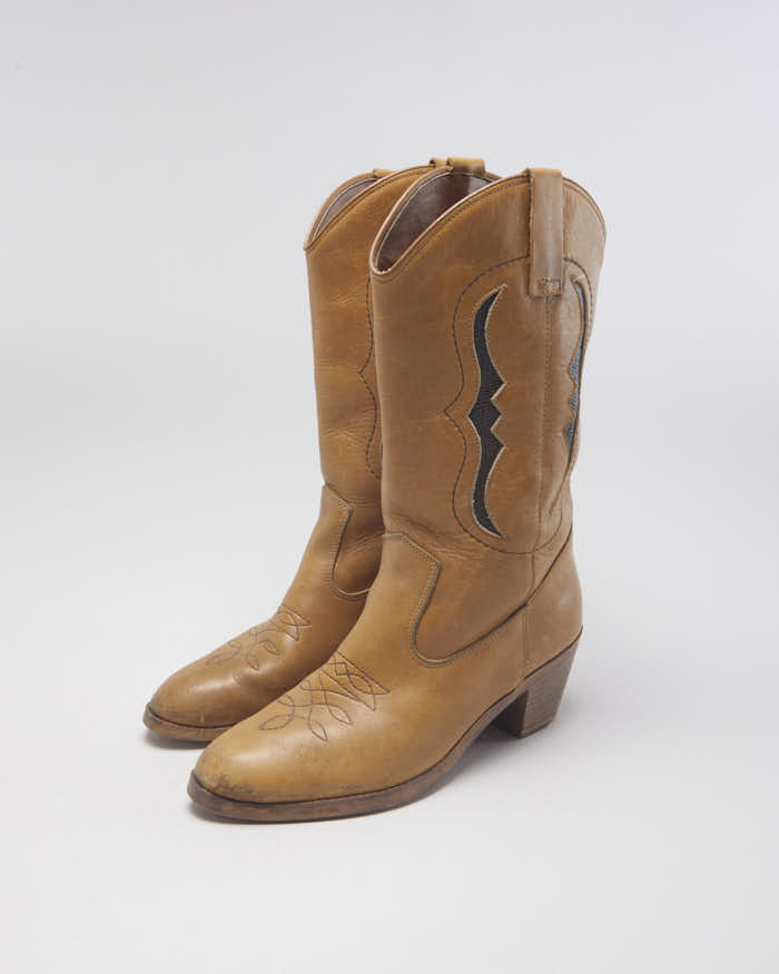 Vintage Cowboy Boots - UK4