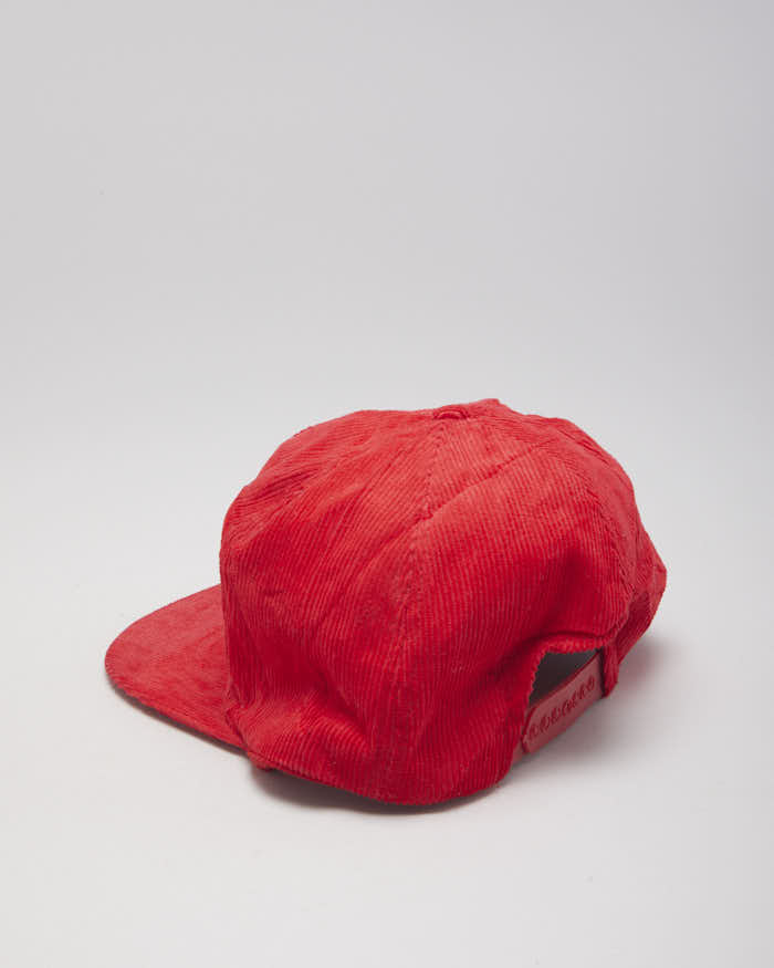 Vintage Challenge Red Corduroy Cap