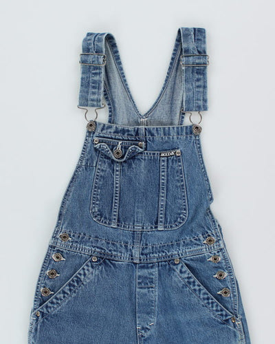 Vintage 90s Ikeda Denim Flared Dungarees - W27 L30