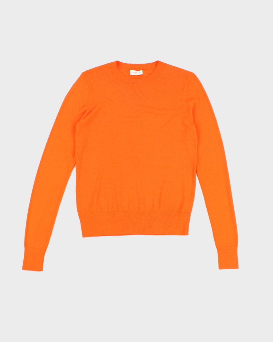 Dries Van Noten Orange Thin Crewneck Knit Sweatshirt - XS – Rokit