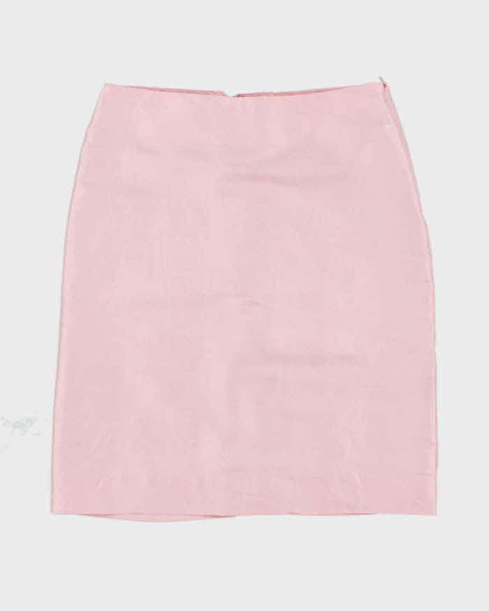 Pink pencil skirt 90s best sale