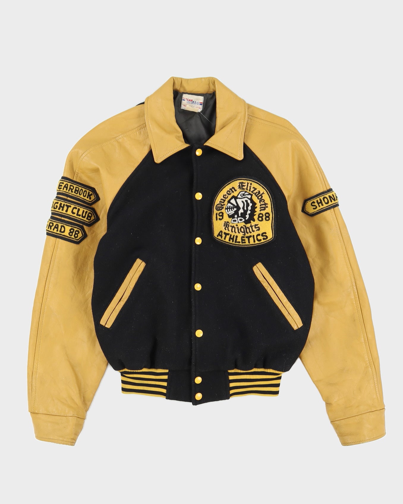 The Men’s Emma Stone Louis Vuitton Yellow Varsity Jacket