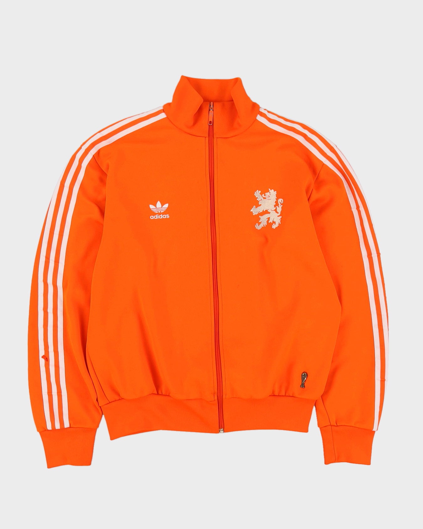 Adidas Orange 1974 Repro Holland Netherlands Orange Track Jacket - L – Rokit