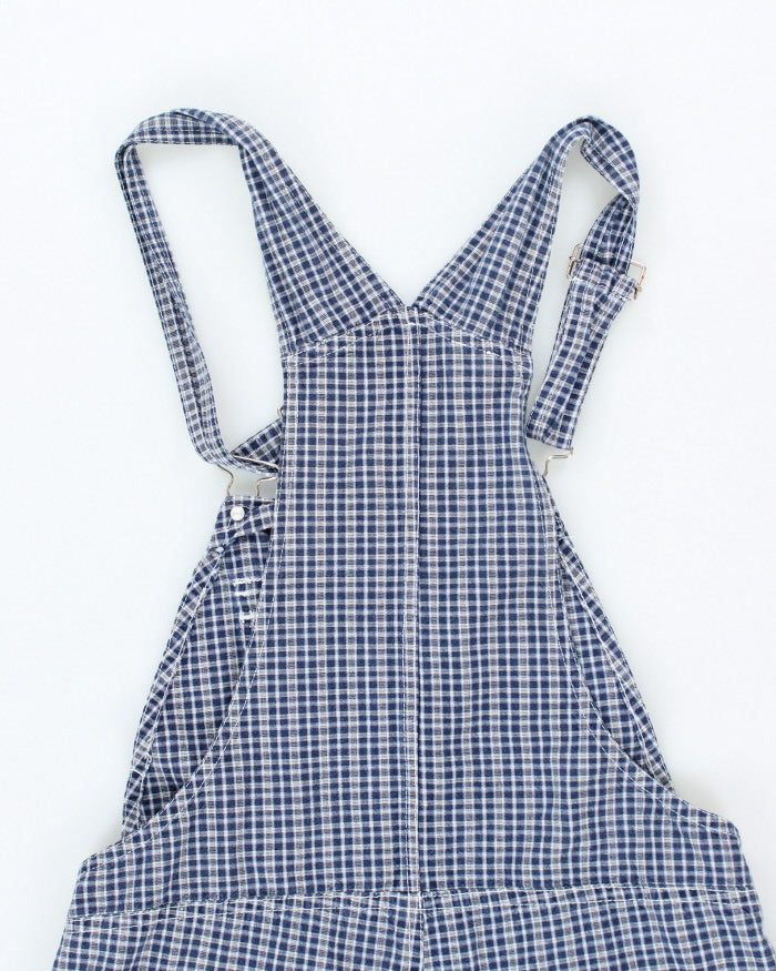 Vintage Levi's 725 Checked Dungarees - W32 L30