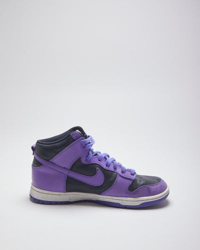 Nike Dunk High Purple & Black Trainers - UK 9