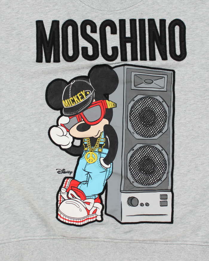 Moschino x H M Mickey Mouse Disney Sweatshirt S Rokit