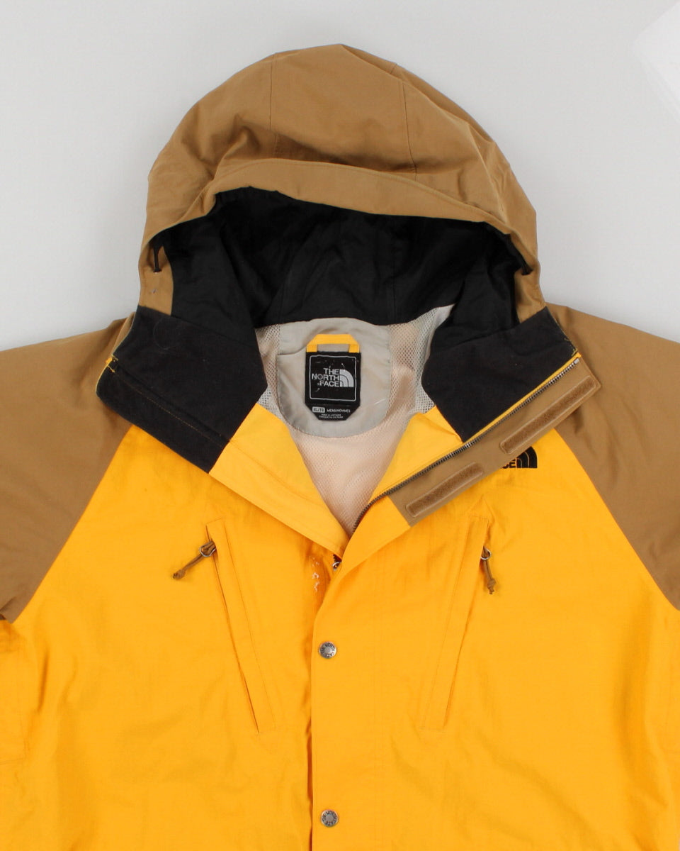 Mens Yellow The North Face Hooded Ski Jacket - XL – Rokit