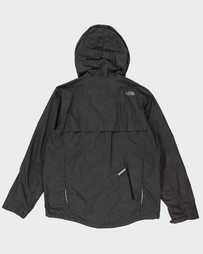 The North Face Grey Hooded Windbreaker - L