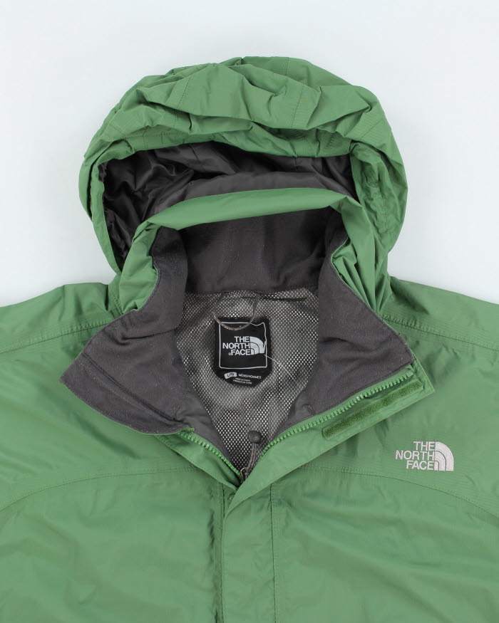 Hot Green/gray mens north face hyvent windbreaker size small