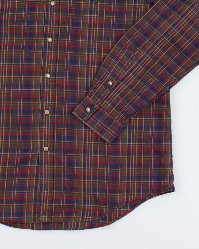 Vintage Ralph Lauren Checked Button Up Shirt - XL