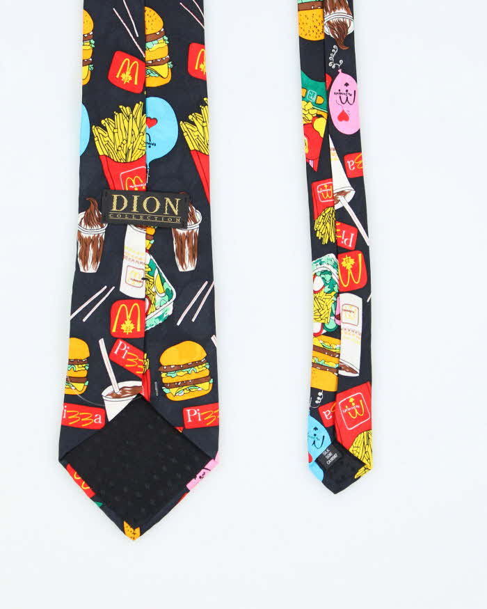 Vintage Mcdonald's All Over Print Graphic Tie