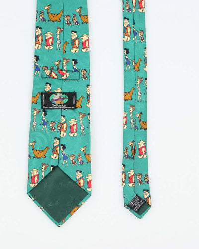 Vintage 90's Flintstones All Over Print Graphic Tie