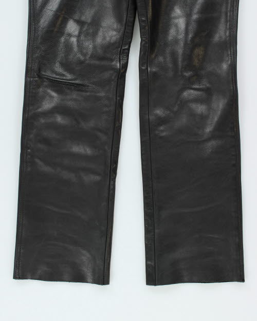 Vintage 90's Harley Davidson Leather Trousers - W26 L29