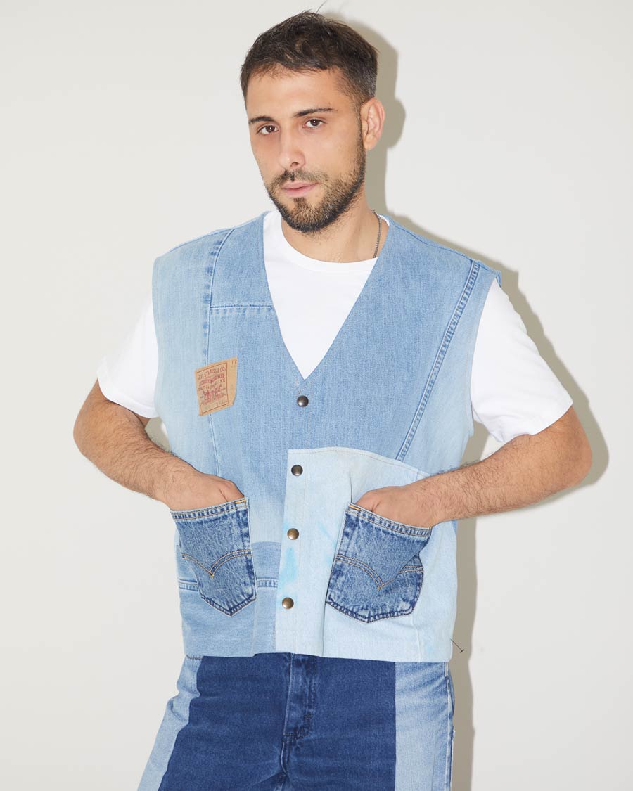 Rokit Originals Rework Levi Vest - M