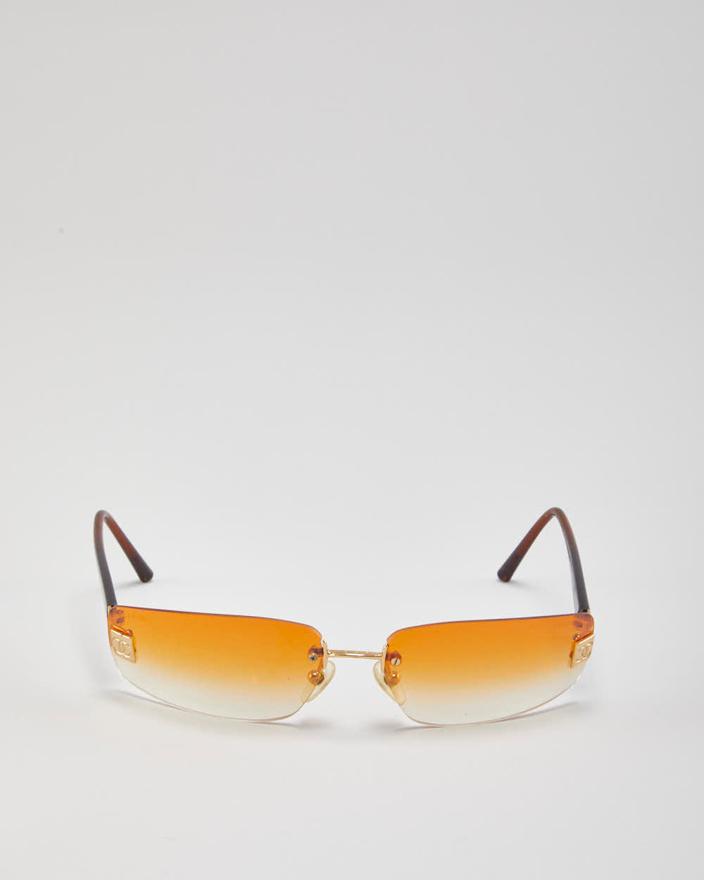 Orange chanel sunglasses on sale