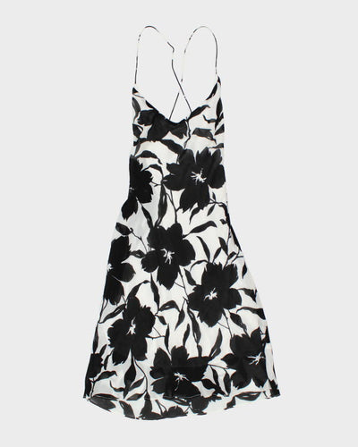 Y2k 00s Floral Backless Dress - S