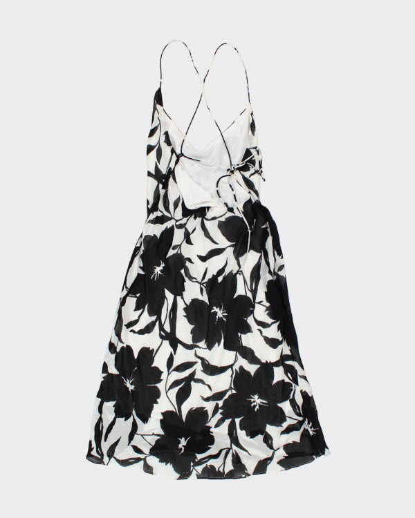 Y2k 00s Floral Backless Dress - S