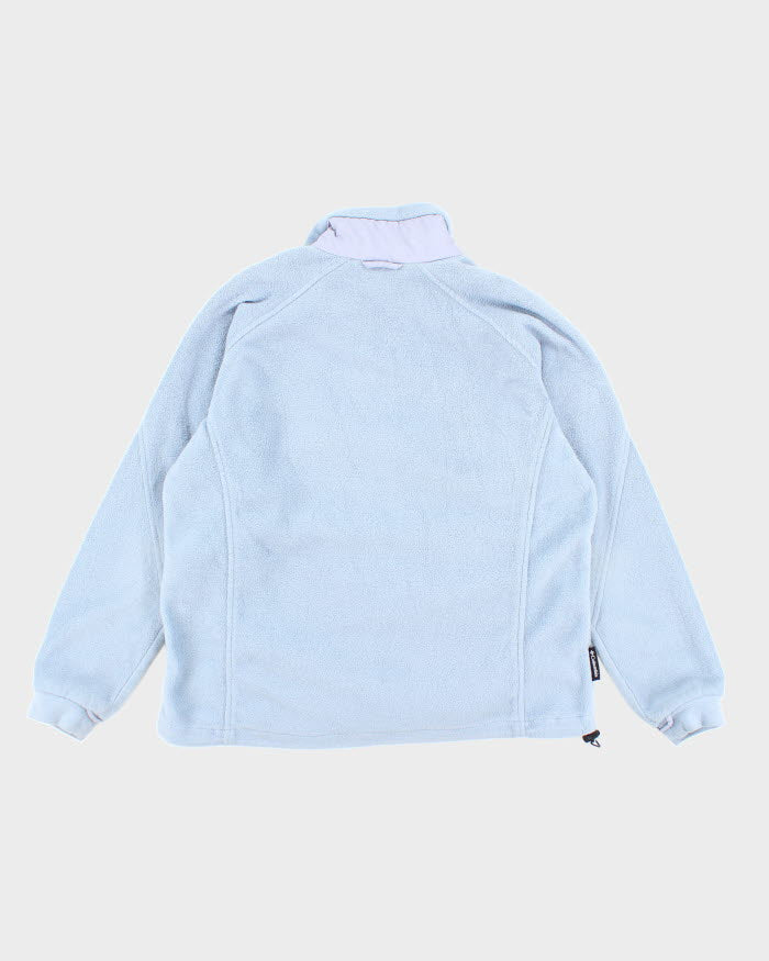 Columbia Light Blue Full-zip Fleece - L