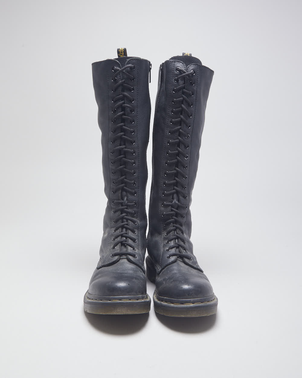 Vintage Dr Martens Ultra High Top Leather Boots - UK 7