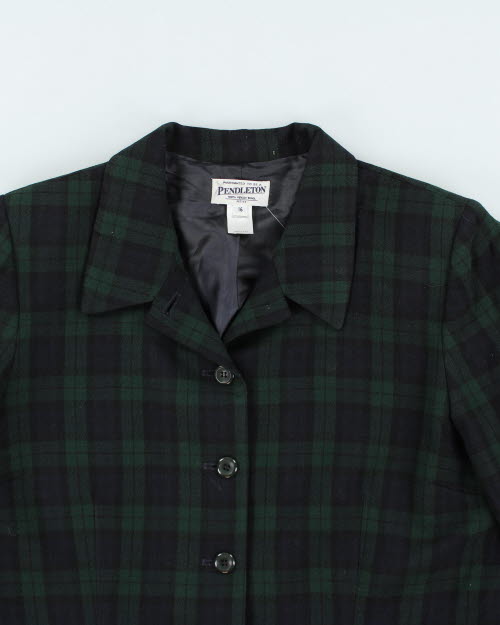 Pendleton Wool Check Blazer - L