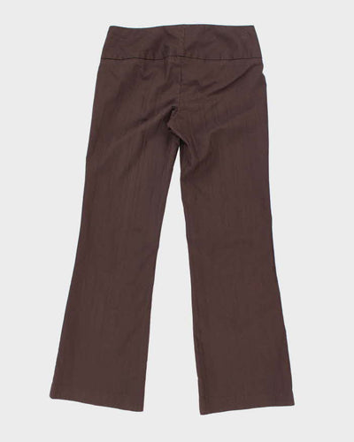 Y2k 00s Guess Brown Suit Trousers - W30 L30