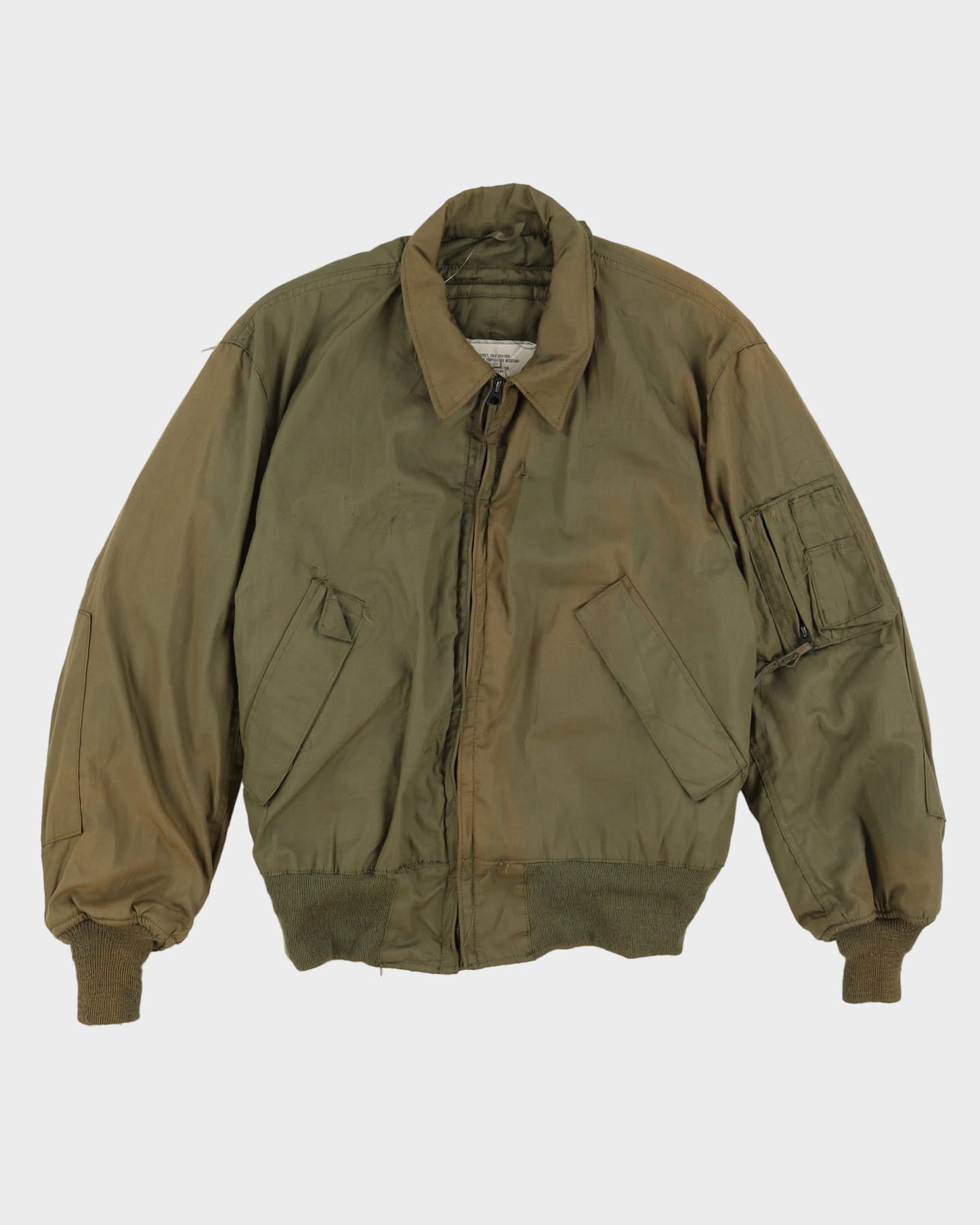 80sw Vintage US Military Cold Weather Tanker Jacket - M – Rokit