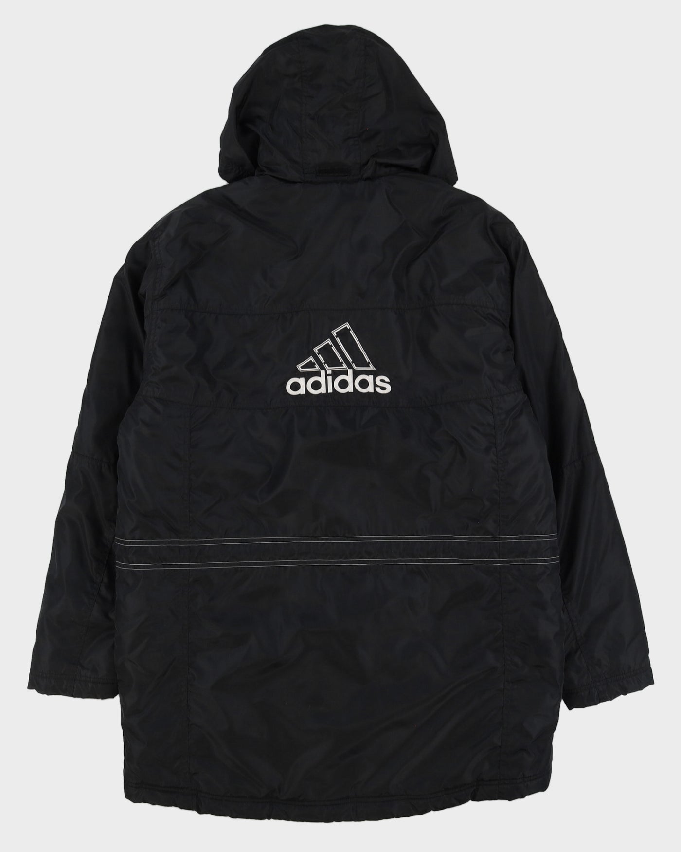 chaqueta Adidas negra de los años 00 con bordado en la espalda - l – Rokit