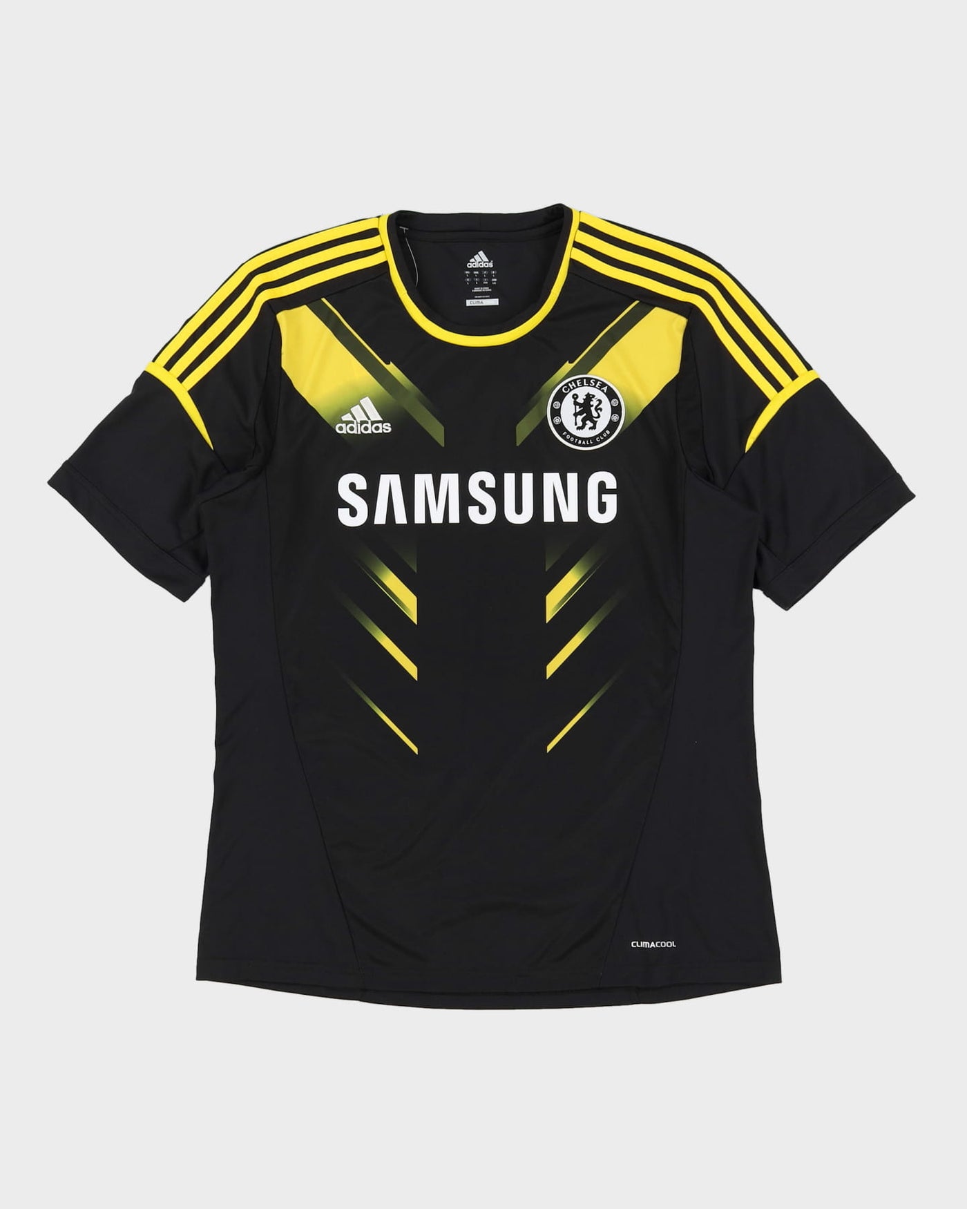 צ'לסי 2012-13 Adidas ערכה שלישית שחורה / חולצת כדורגל / חולצה - l – Rokit