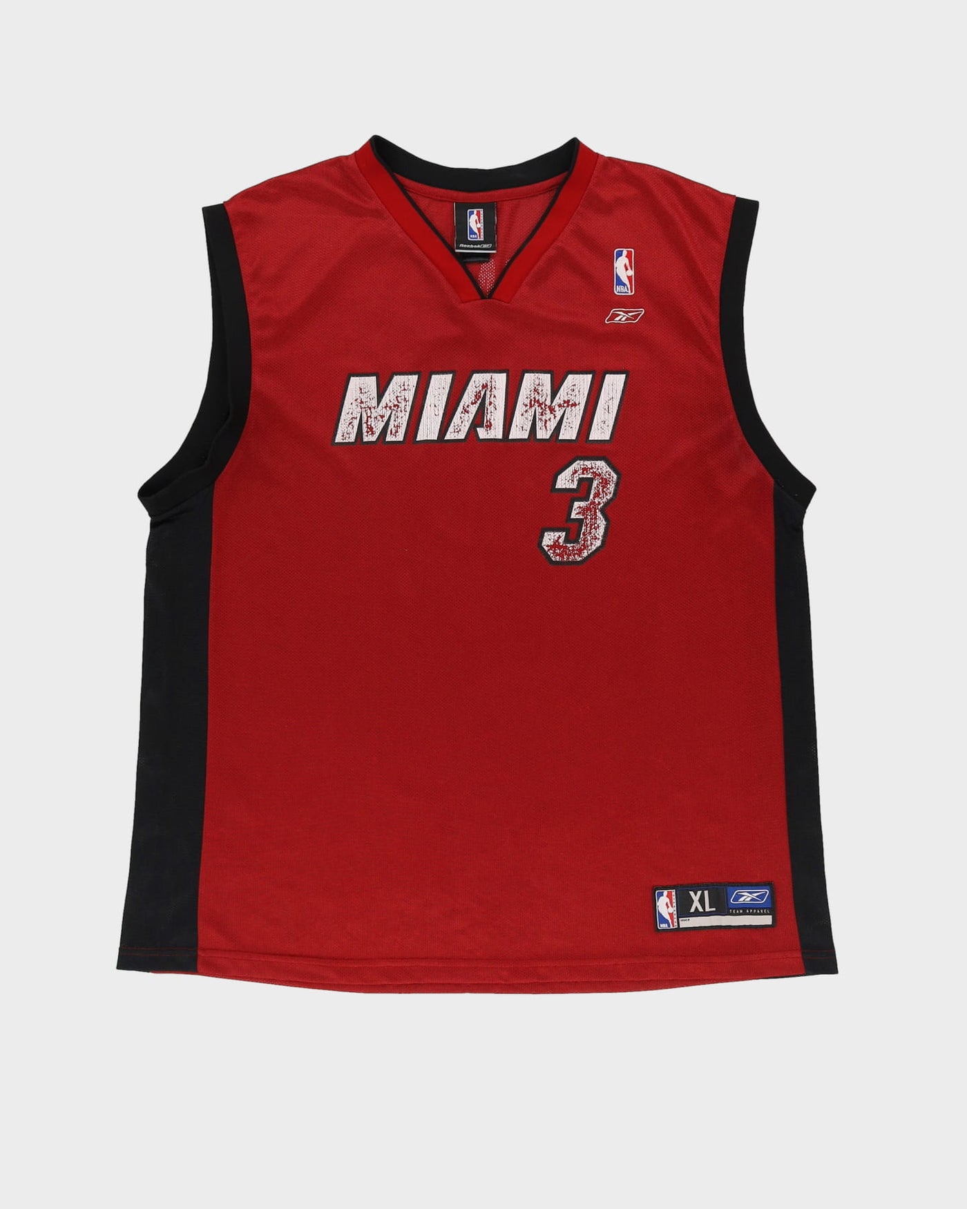 Dwayne wade #3 miami heat Reebok rød NBA basketball trøje - xl – Rokit