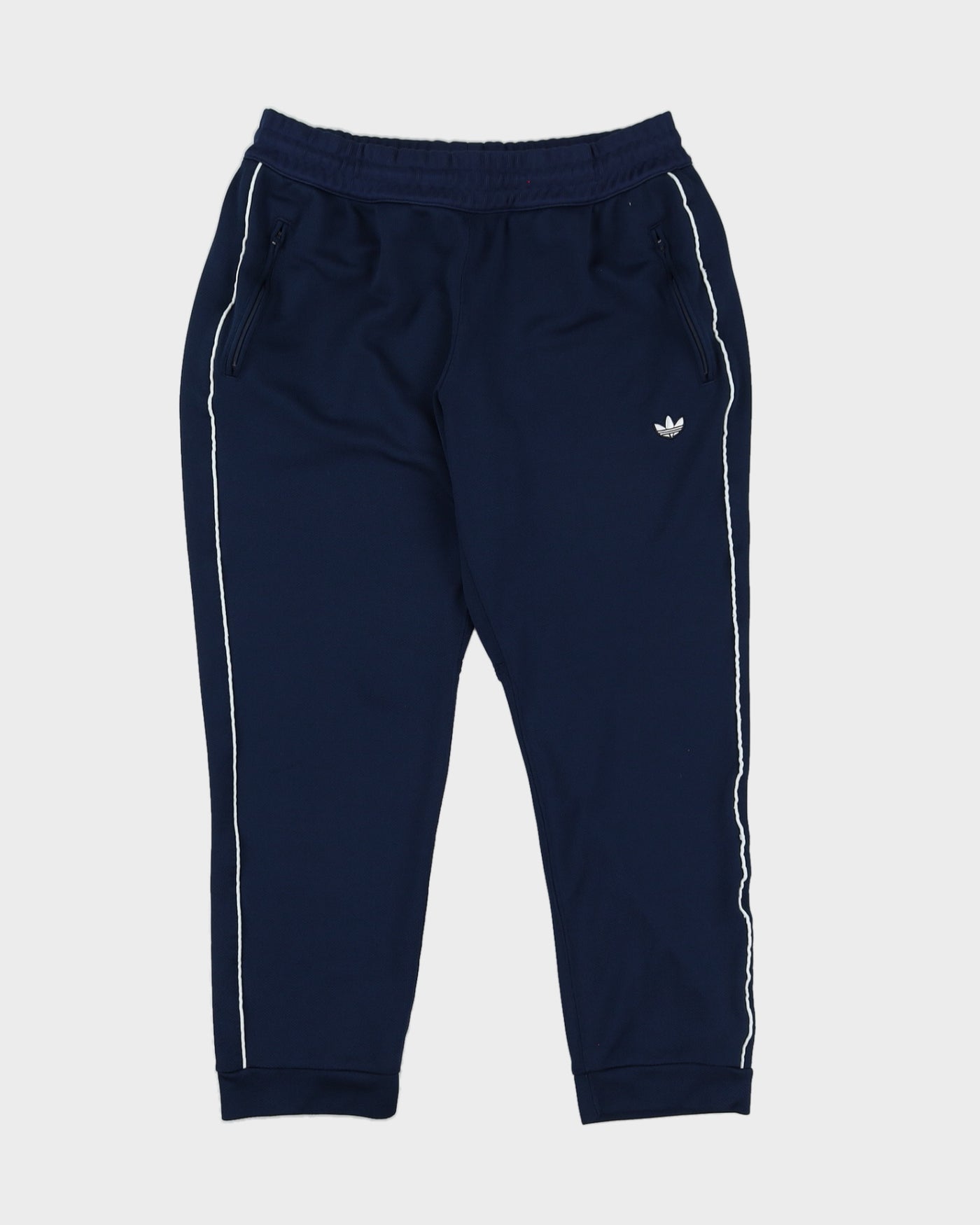 Adidas Blue Track Bottoms - W36 L32