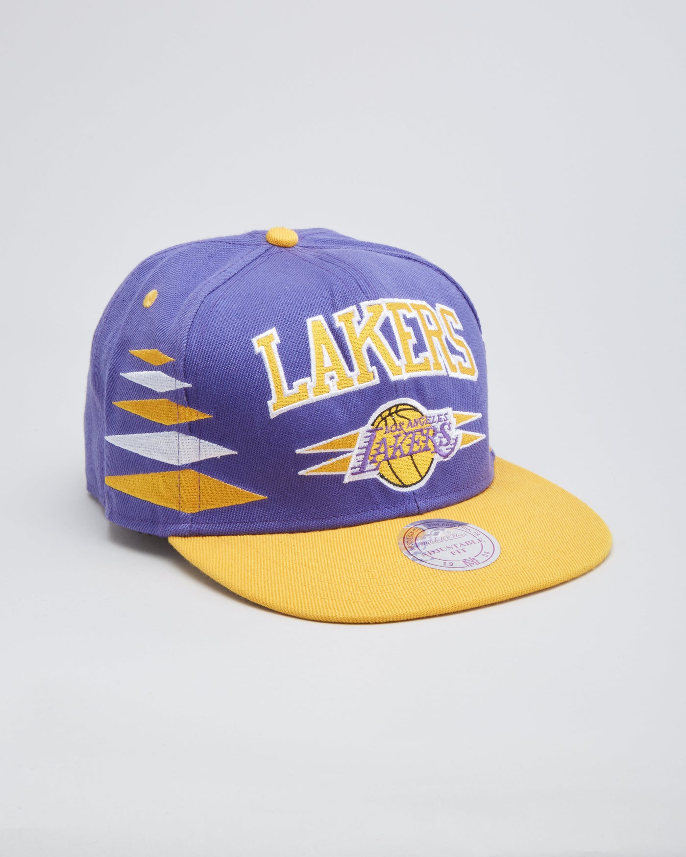 מיטשל אנד נס NBA לה לוס אנג'לס לייקרס כובע סנאפבק סגול/צהוב – Rokit