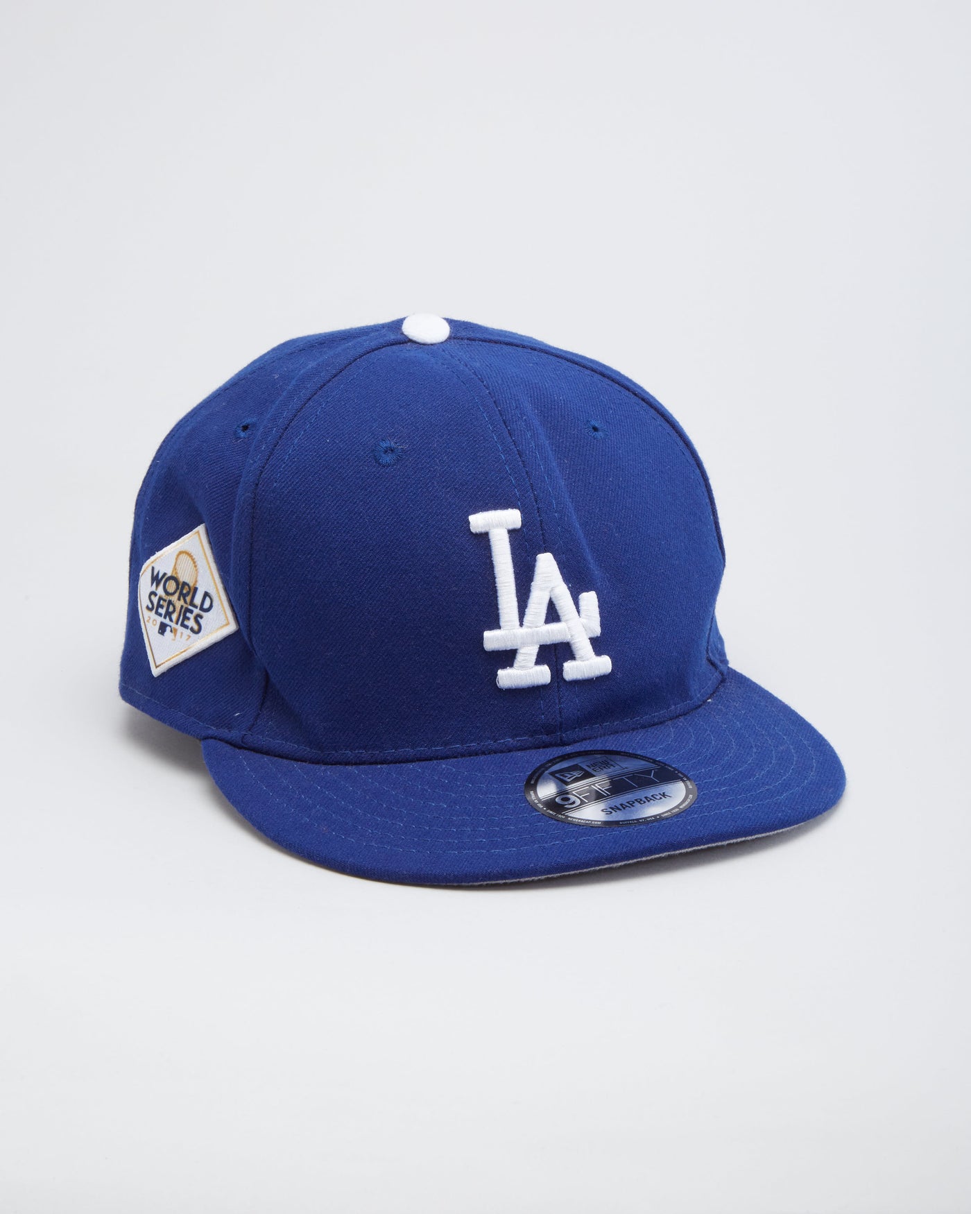 New Era MLB LA Los Angeles Dodgers 2017 World Series Blue Snapback Hat Rokit