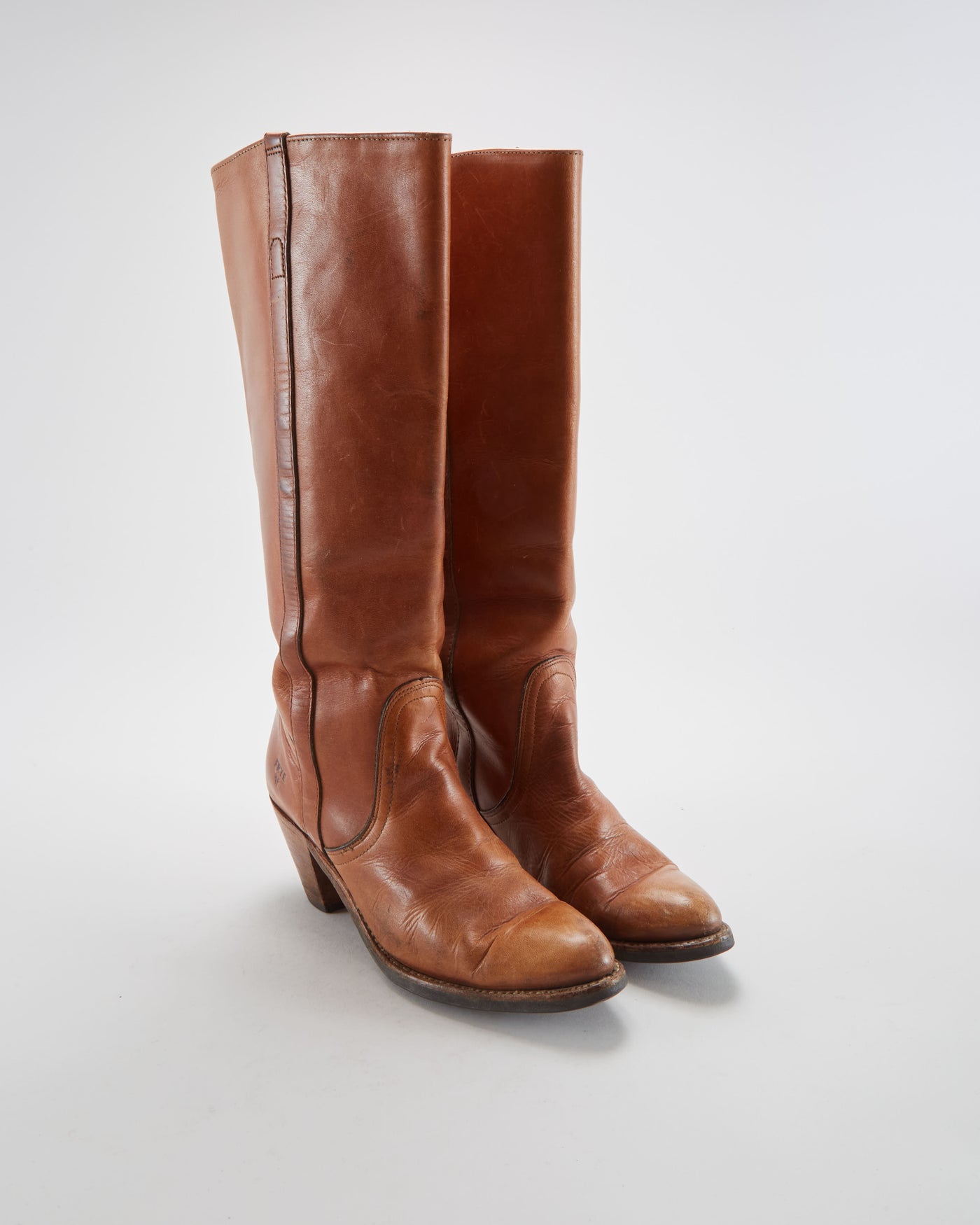 Vintage Frye Brown Boots - Womens UK 6.5